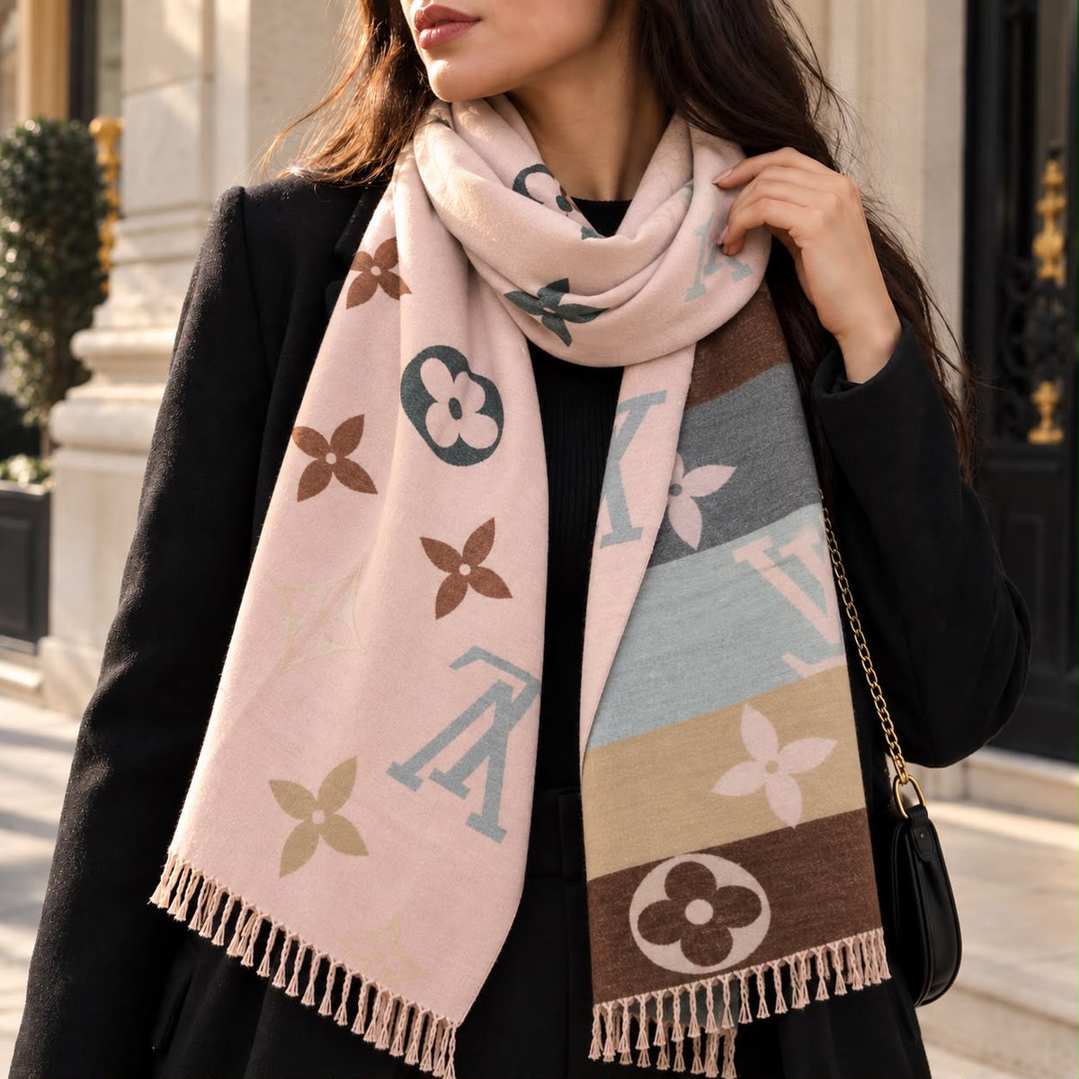 Louis Vuitton echarpe en laine