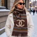 Chanel echarpe en laine