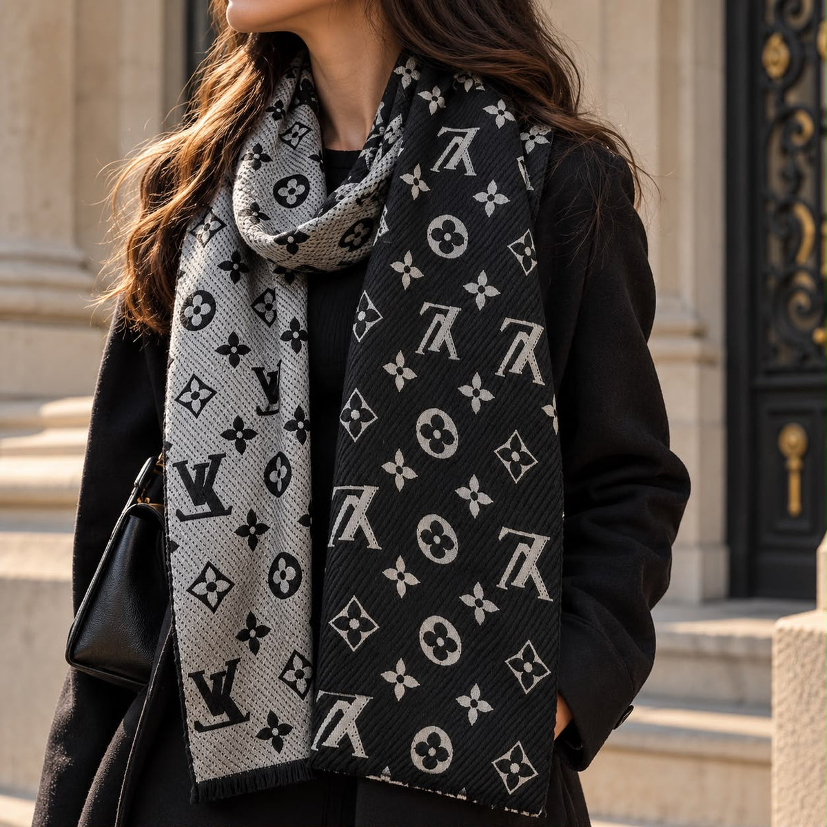 Louis Vuitton echarpe en laine