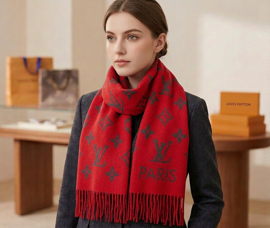 Louis Vuitton echarpe en laine